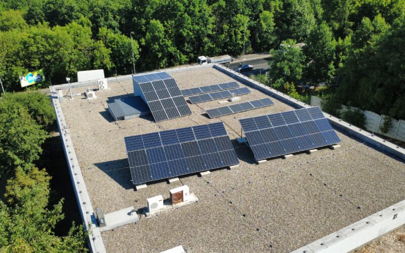 Fotovoltaická elektrárna pro Reproteam Praha a.s.